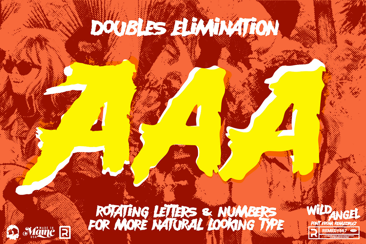 Wild Agel - Summertime Biker Font, a Handwritten Font by Remedy667 (Photo 9 of 10)