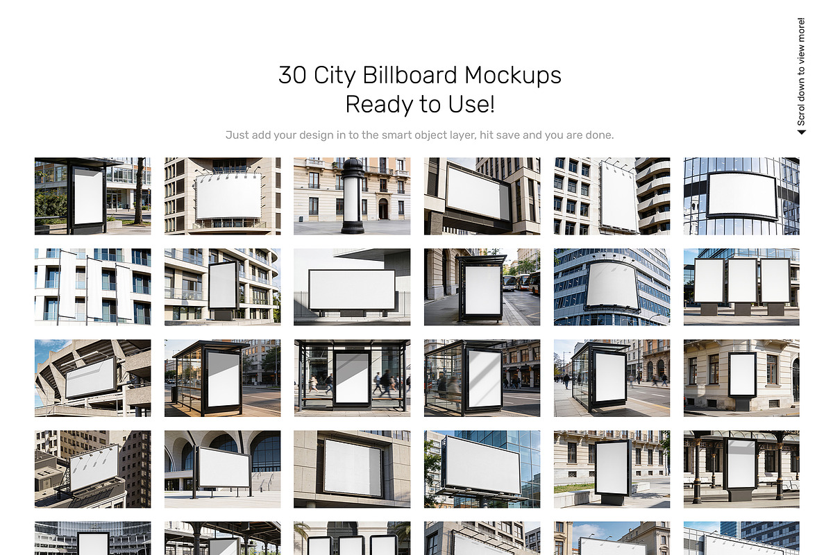 City Billboard Mockups Vol.3, an Advertising Mockup by Mr.Mockup™ (Photo 3 of 18)