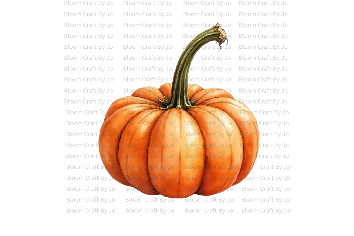 Dusty Orange Pumpkins, a Decorative Illustration by Bloom Craft Creations (Photo 4 of 12)