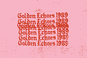 Golden Echoes 1989 Typeface, a Font by wolf.bomb (Thumbnail 3 of 5)