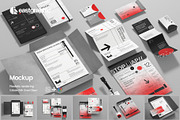 Modern Stationery Branding Mockup, an Advertising Mockup by East Gallery (Thumbnail 1 of 15)