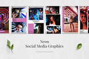 Neon Instagram Stories, a Social Media Template by Social Corner Graphics (Thumbnail 2 of 8)