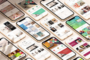 3D iPhone Presentation Mock-Up 04, an iPhone Mockup by Graphicsworld125 (Thumbnail 6 of 9)
