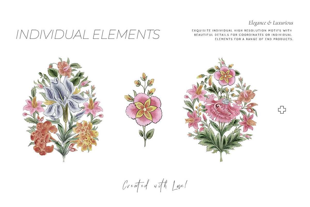 Buti, Exquisite hand painted Design!, a Pattern Graphic by TSTUDIO (Photo 5 of 12)