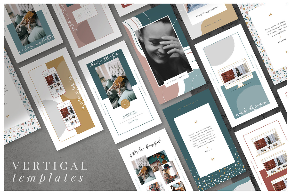 HAZELWOOD | Social Pack | Psd & Indd, a Social Media Template by Marigold Studios (Photo 6 of 10)