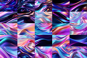 80 Iridescent Abstract Background