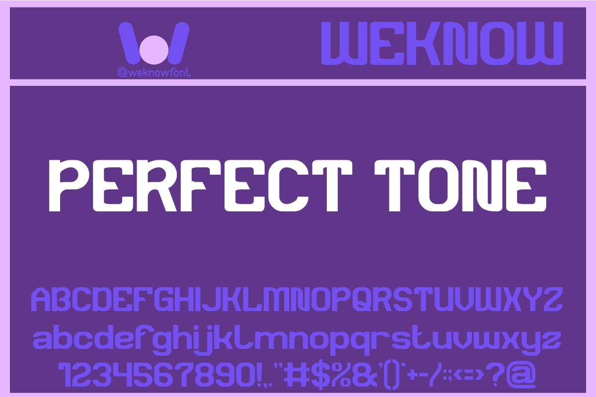 Synthetic Rhythm font, a Font by weknow (Photo 3 of 8)