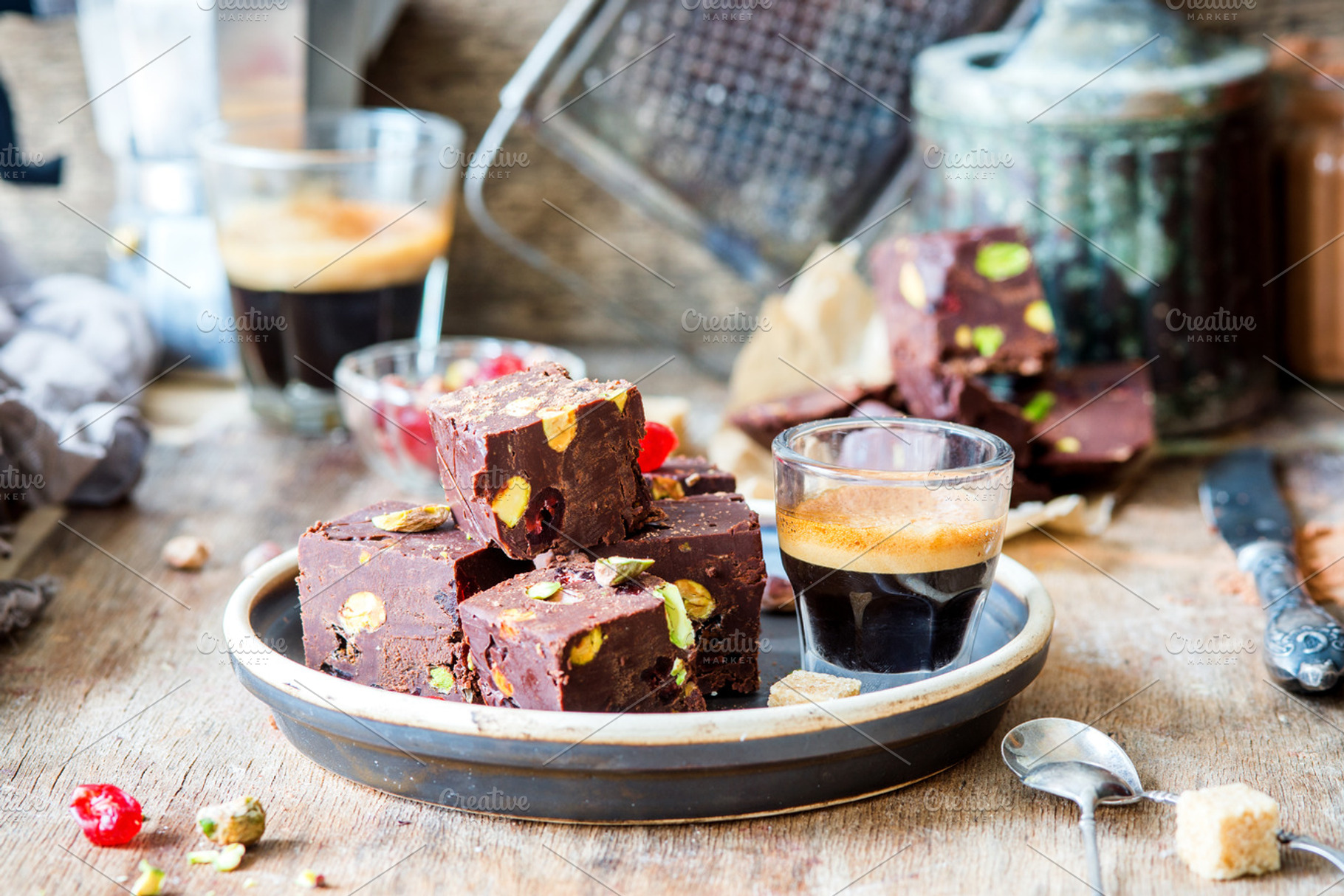 Chocolate fudge stock photo containing chocolate and sweet, a Food & Drink Photo by saharisha