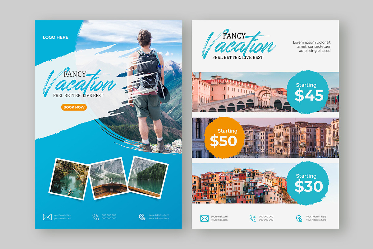 Travel Flyer Templates 13 Design, a Flyer Template by thefutive (Photo 2 of 7)
