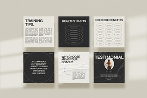 Fitness Coach Template - Canva