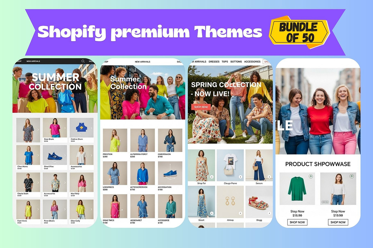 Shopify Premium 50 Themes Bundle, a Shopify Template by Aban's World (Photo 47 of 60)