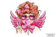Cupid with Bubblegum PNG Clipart, an Illustration by Black Gallery (Thumbnail 3 of 14)