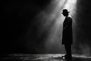Mysterious figure on stage, a Photo by Beautiful things