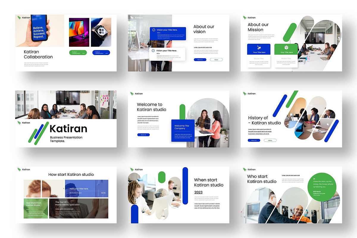 Katiran - Business Keynote Template, a Presentation Template by Dens Creative Studio (Photo 2 of 6)
