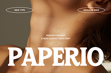 Paperio — Modern Display Font