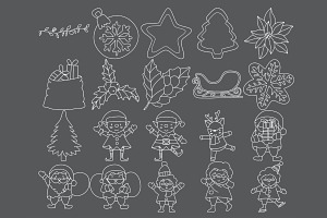 Christmas Winter Elements Set 5