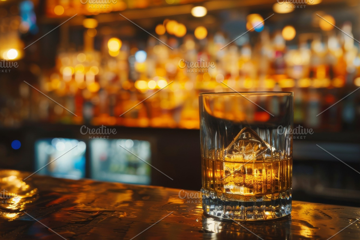 87 whiskey glasses, a Food & Drink Photo by Handmadefont (Photo 21 of 87)