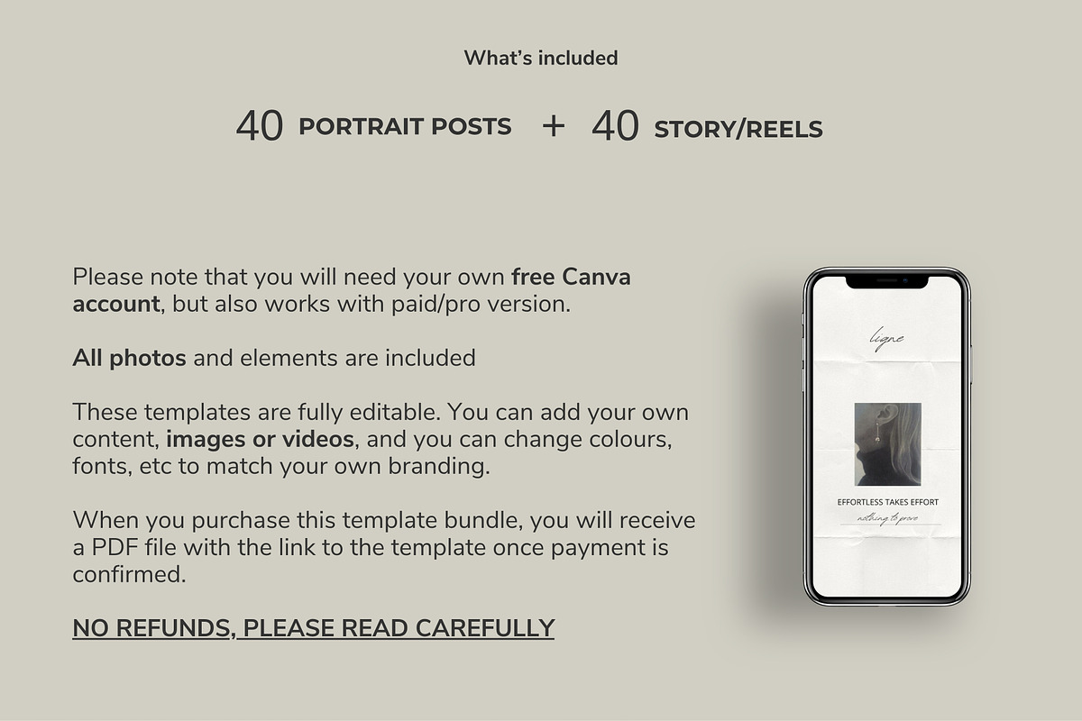Studio Aesthetic Bundle Canva, a Social Media Template by Studio Suvelle (Photo 8 of 9)