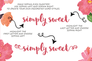Sophia Hand-lettered, a Script Font by Emily Spadoni (Thumbnail 3 of 5)