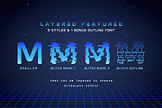 Mokoto Glitch Typeface, a Font by Drizy (Thumbnail 4 of 9)