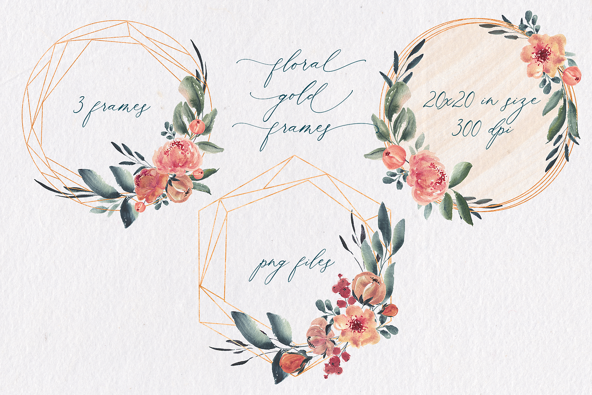 Serenity - Gold frames, an Illustration by Charushella (Photo 1 of 2)