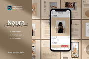 Naura - Wellness Social Media Pack, a Social Media Template by Neetlabs Studio (Thumbnail 1 of 5)