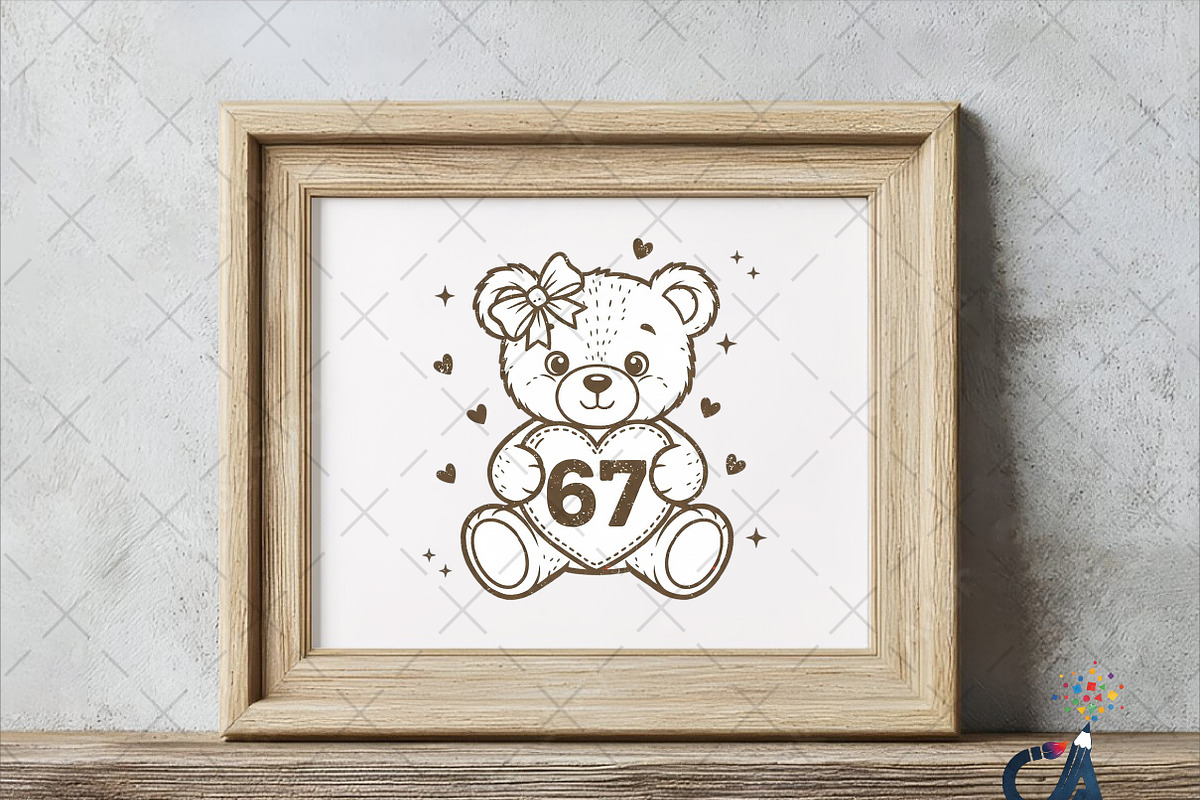 67 Valentines Teddy Png, an Illustration by Creative Art (Photo 3 of 6)