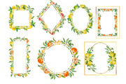 Citrus set, Watercolor clipart., an Object Illustration by AkvarelRiver (Thumbnail 4 of 10)