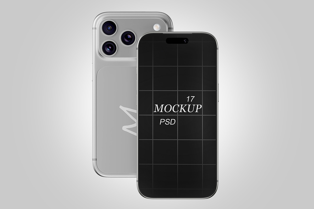 iPhone 17 Pro Max Mockup Set, an iPhone Mockup by pixelmock (Photo 9 of 10)