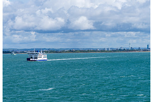 Wightlink ferry St Faith from, a Transportation Photo by Backyard Stock