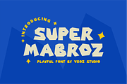 SUPER MABROZ -  Playful Font, a Font by Vroz Studio (Thumbnail 1 of 6)