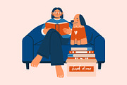 World Book Day. Vector collection, an Education Illustration by Renberrry.Store (Thumbnail 6 of 12)