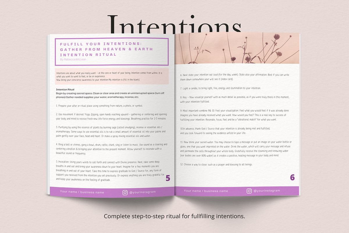 Life Coach Exercises Ebook Template, a Magazine Template by Sakura Digitals (Photo 8 of 9)