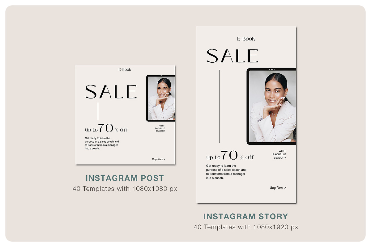 TAHOE Wellness Instagram Kit | CANVA, a Social Media Template by BlancaLab Studio (Photo 6 of 9)