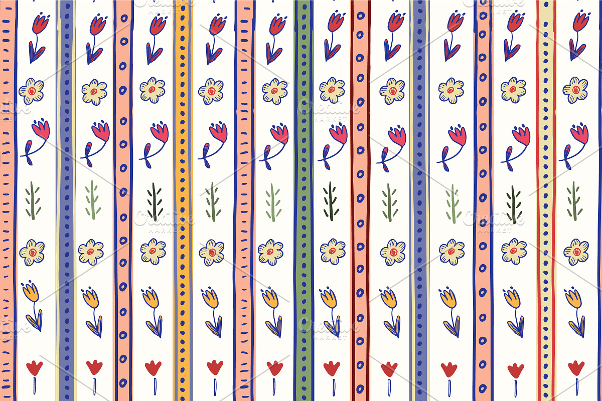 Flowers Birds Berries, a Pattern Graphic by GooseFrol (Photo 9 of 18)