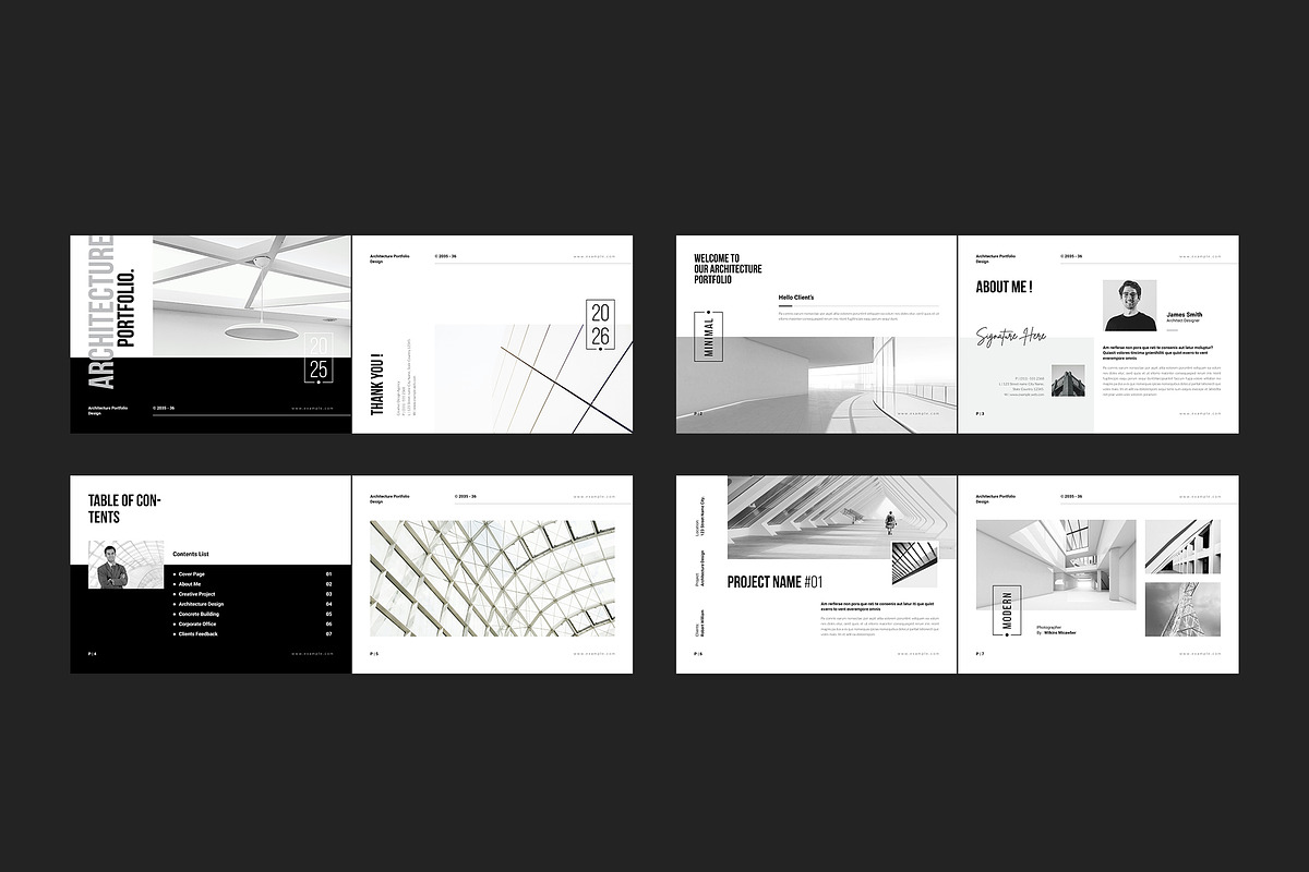 Architecture Portfolio Template Indd, a Brochure Template by StyleArt (Photo 10 of 12)