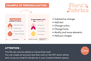 Thank You Card Templates Canva, a Card Template by florasfabrica (Thumbnail 3 of 3)