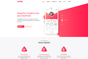 Apptify - App Landing Page with Blog, an App Template by Pentaclay (Thumbnail 4 of 6)