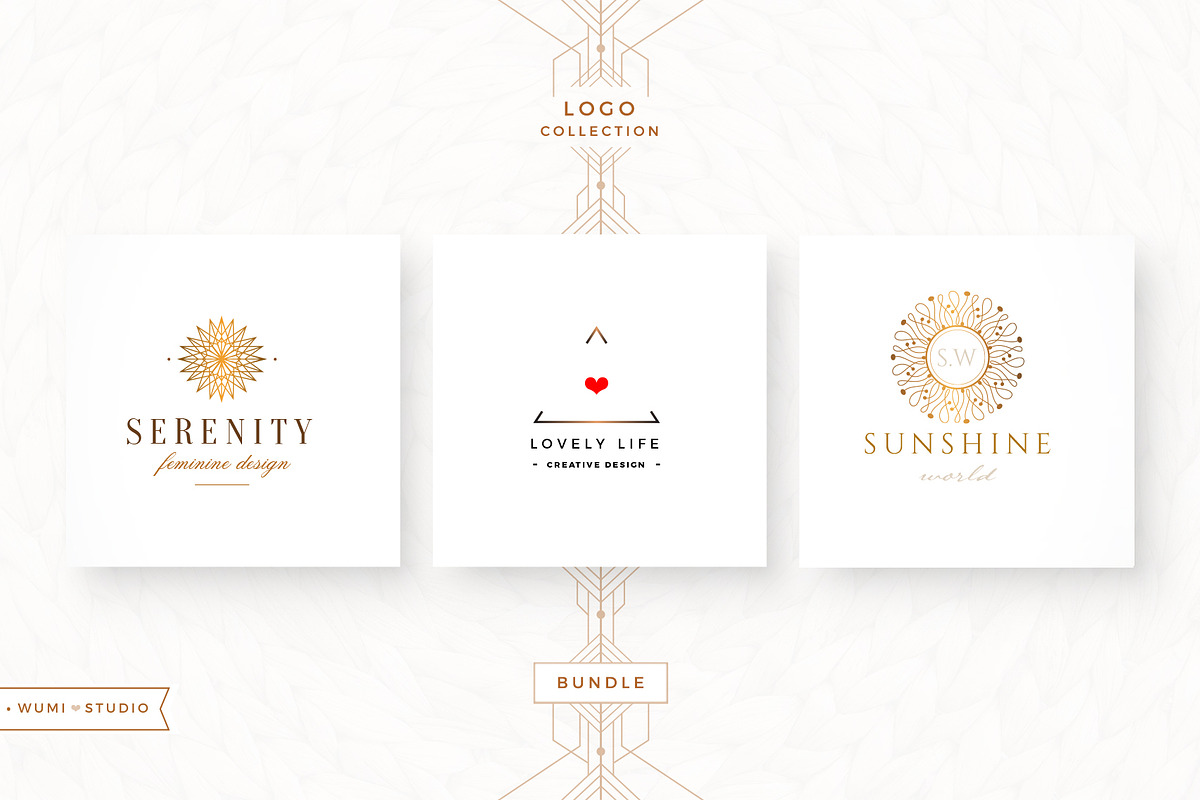 BUNDLE - Feminine Logos, a Branding & Logo Template by Wumi Studio (Photo 6 of 8)