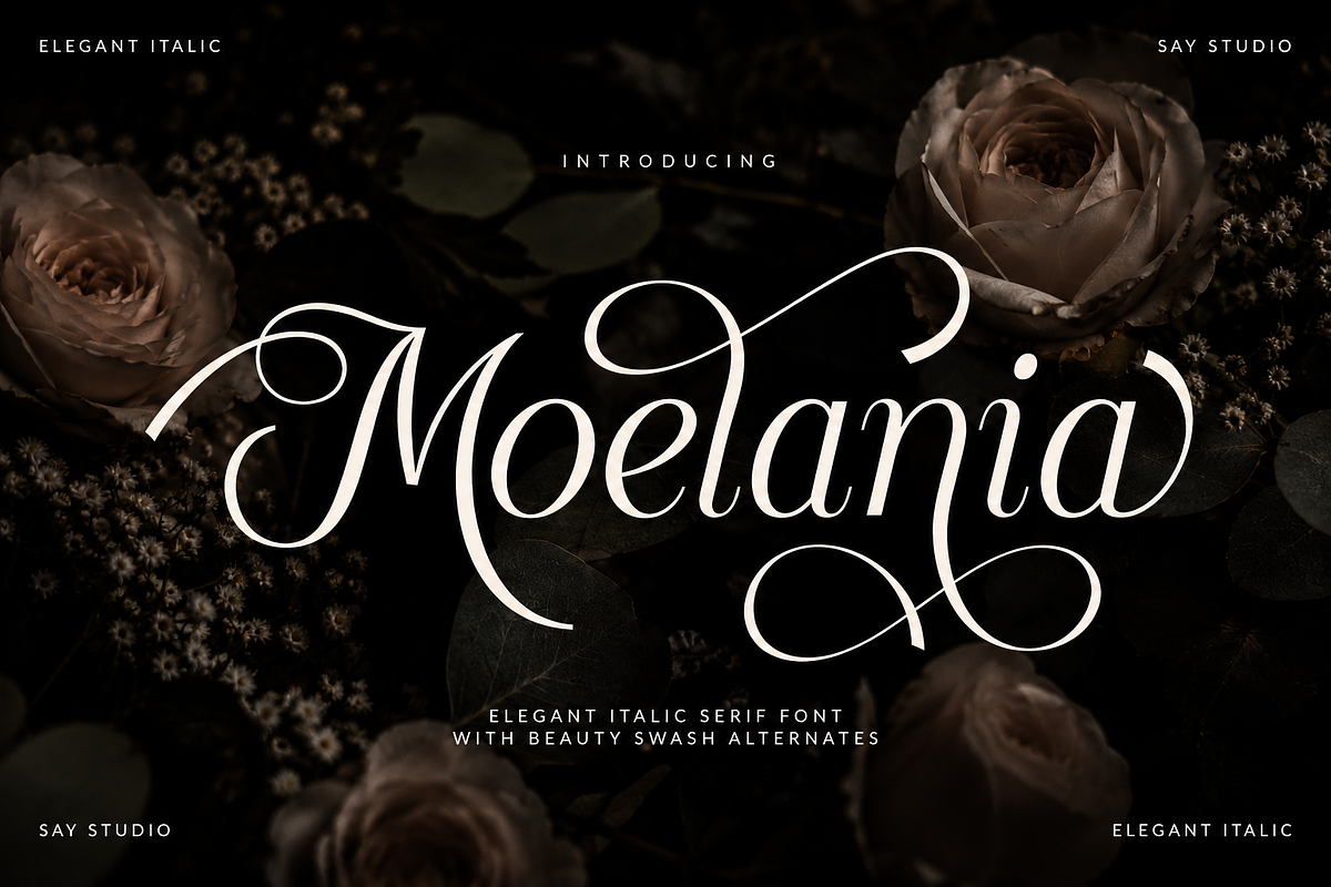 Luxury Wedding Serif Font - Moelania, a Serif Font by Say Studio (Photo 1 of 10)