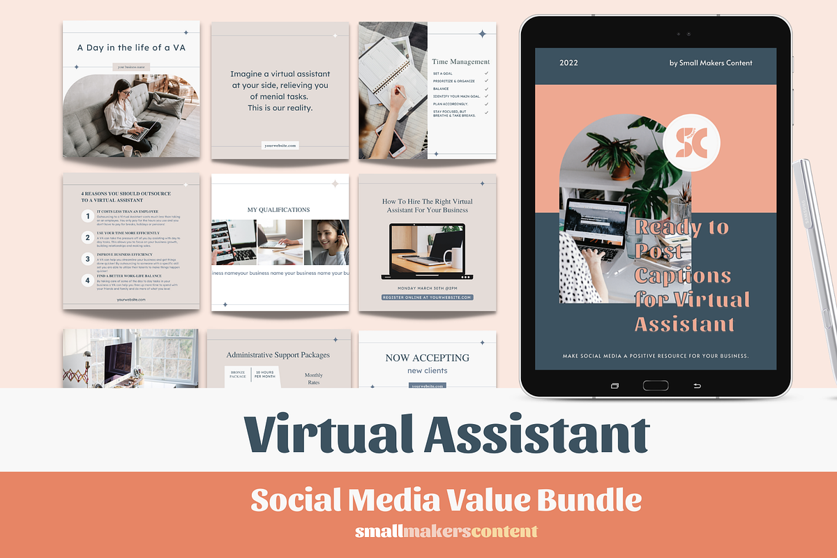 Social Media Marketing Bundle For Virtual Assistants