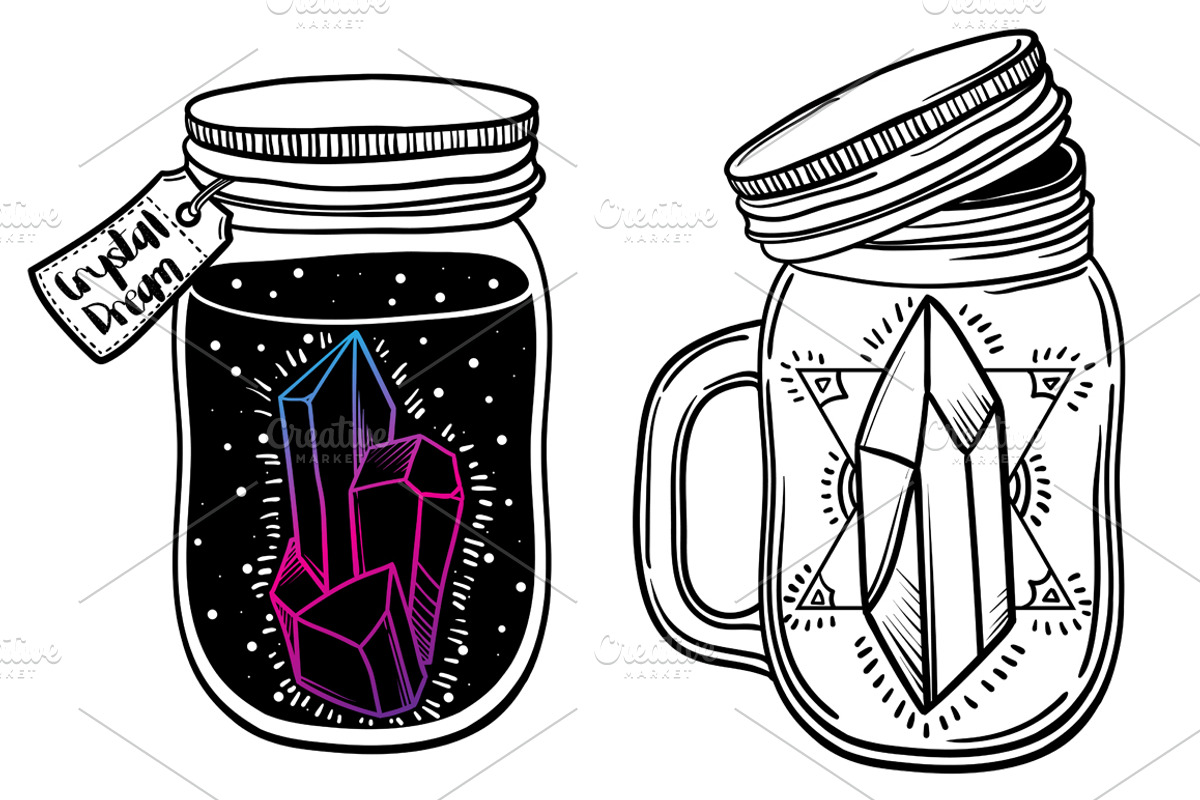 magic crystals, an Illustration by Vavavka (Photo 10 of 11)
