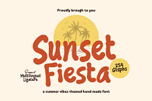 Sunset Fiesta - Summer Vibes Font