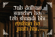 Narvaya Modern Hindi Style Font, a Sans Serif Font by Vadovastd (Thumbnail 5 of 9)
