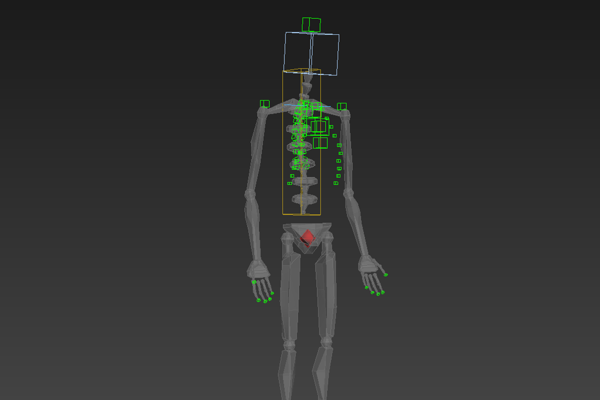 Human skeleton rigged, a Characters & Person 3D Model by konstantin.ermolaev (Photo 25 of 27)