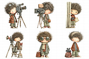 Film Kids Mane Clipart, an Illustration by Daily.Designs (Thumbnail 3 of 5)