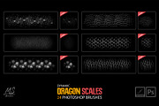 Dragon Scales Photoshop Brushes, a Brush Add-On by Mohamed Saber (Thumbnail 5 of 6)