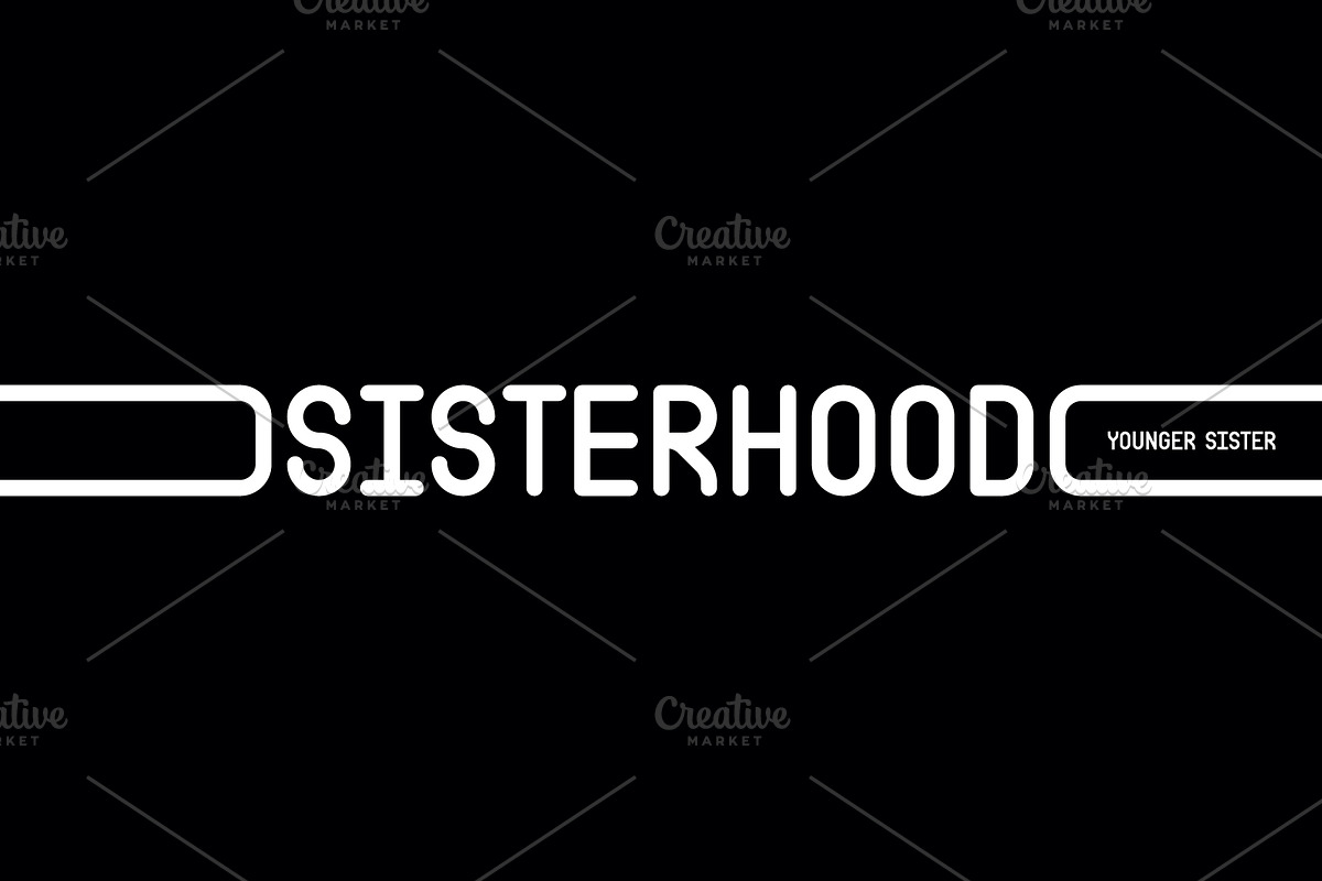 SISTERHOOD Family Font preview 4