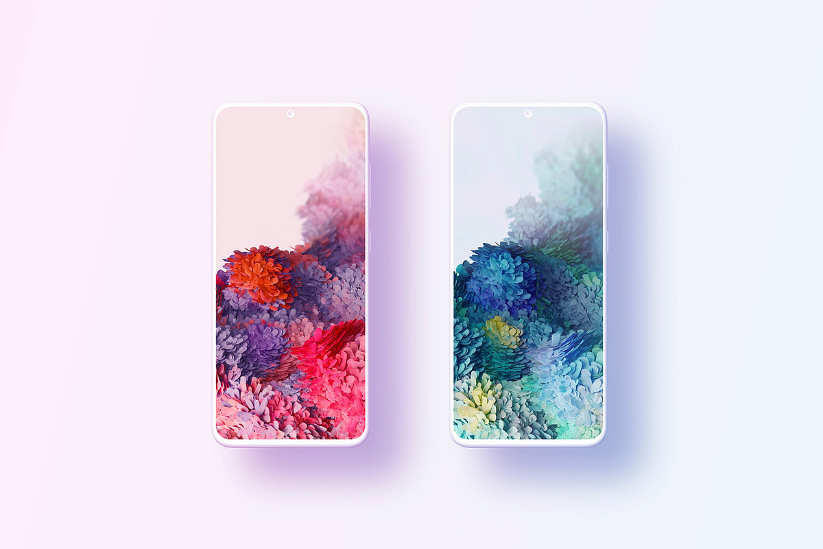 Galaxy S20 - 20 Mockups Clay Scenes, an iPhone Mockup by Asylab (Photo 11 of 38)