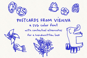 Postcards From Vienna SVG Font